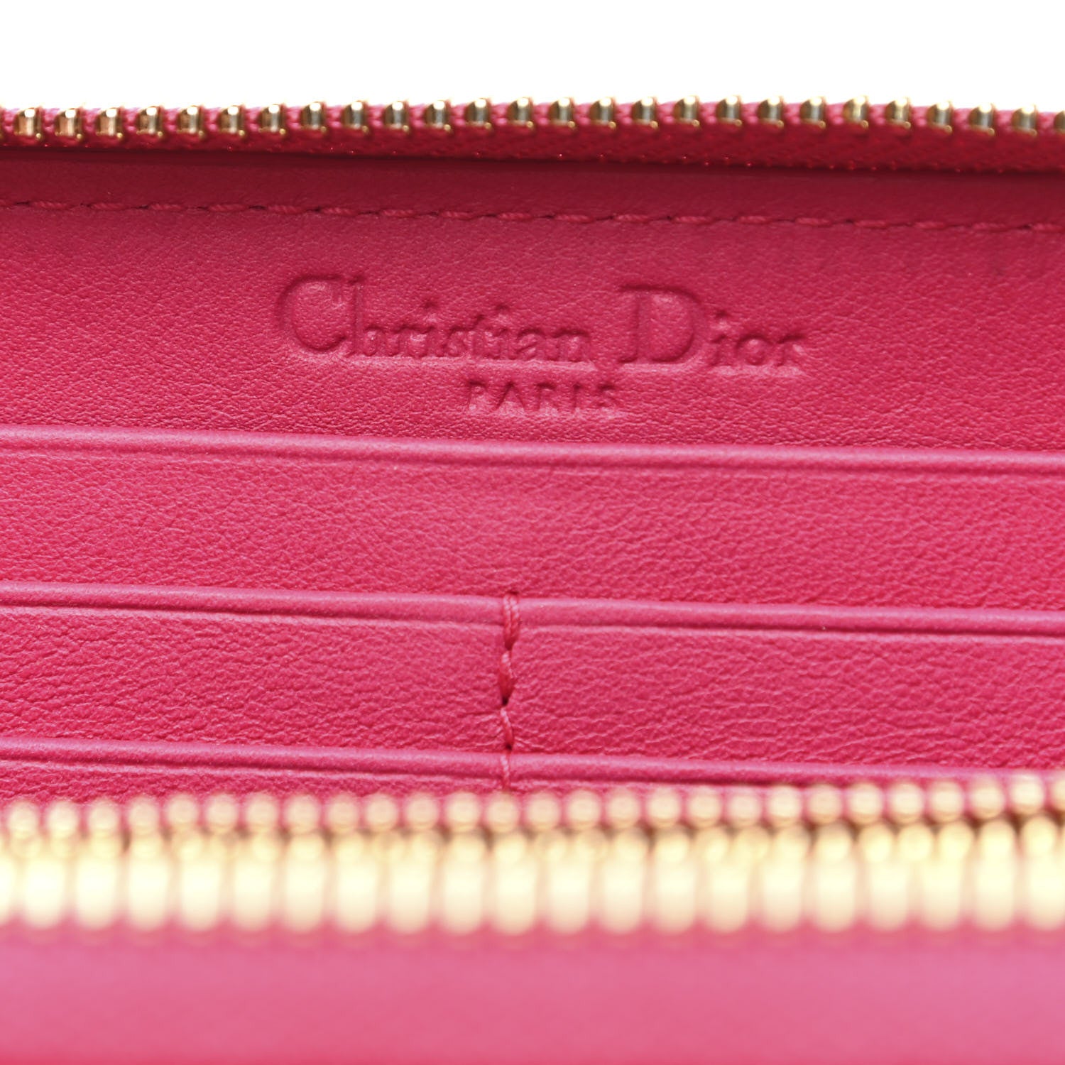 Christian Dior Patent Cannage Lady Dior Continental Wallet 6 of 8