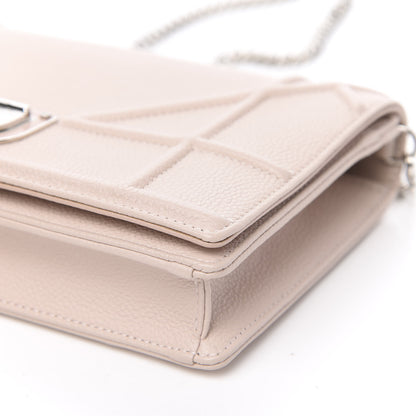 Christian Dior Grained Calfskin Diorama Wallet on Chain Pouch Rose Poudre 8 of 9