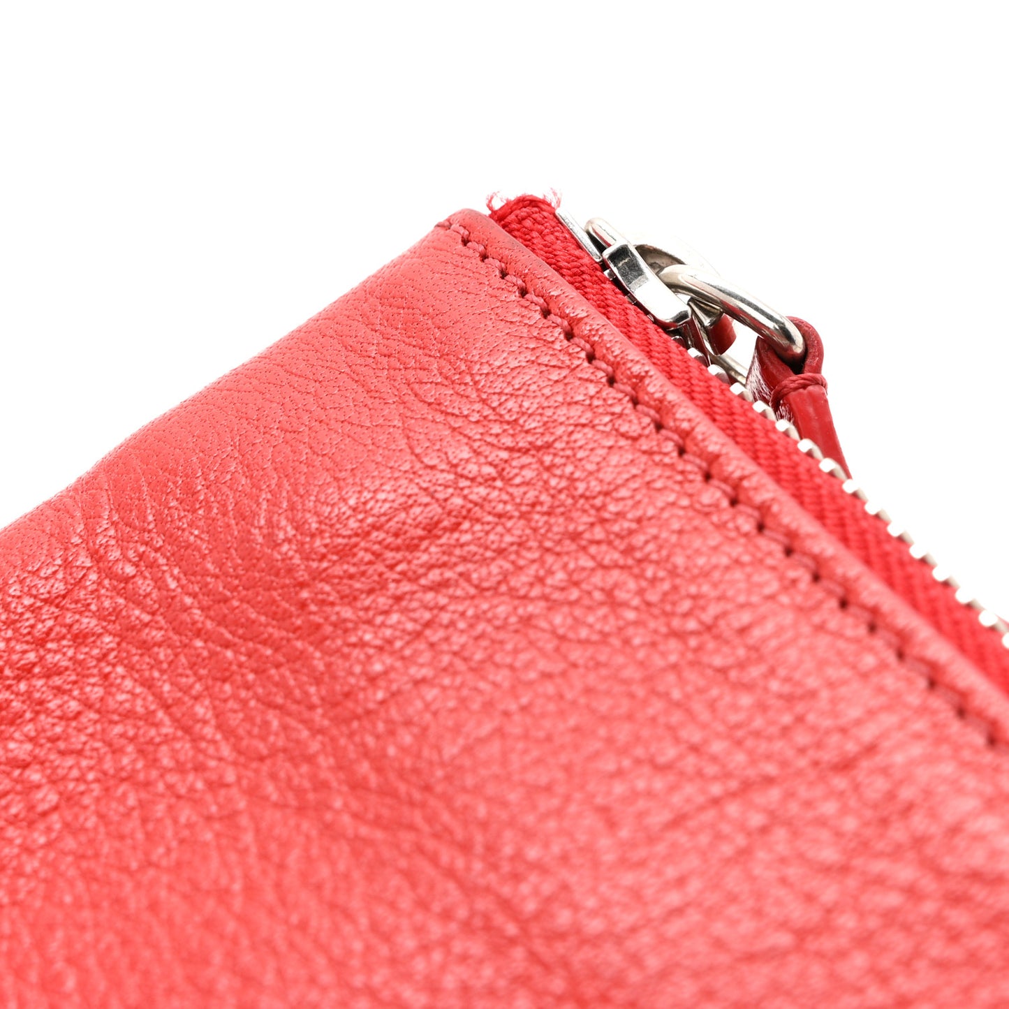 Goatskin Small Trio Crossbody Bag Alizarin