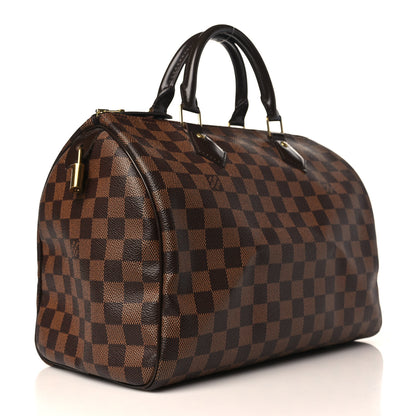 Louis Vuitton Damier Ebene Speedy 30 3 of 9