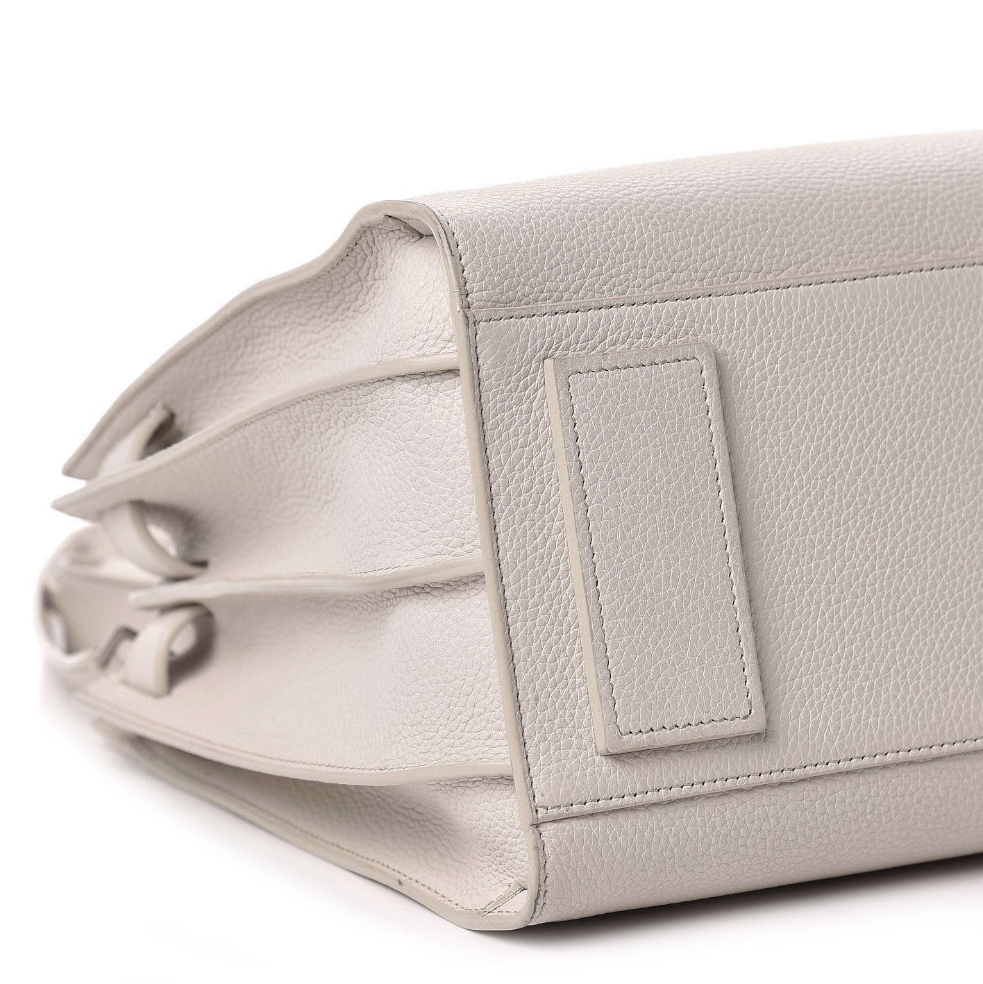 Saint Laurent Grained Calfskin Small Supple Sac De Jour Souris 8 of 13