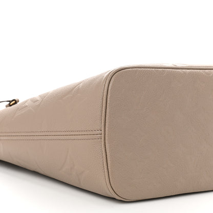 Louis Vuitton Empreinte Monogram Giant Neverfull MM Tourterelle 8 of 9