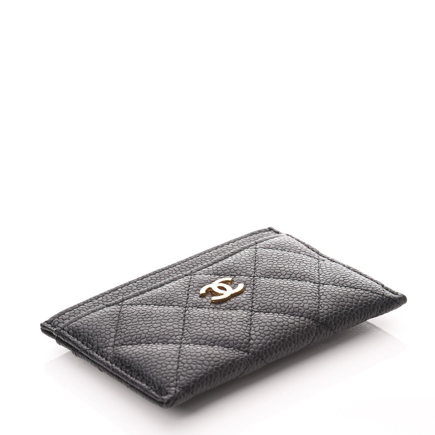 Chanel Caviar Quilted Card Holder Black 4 of 9