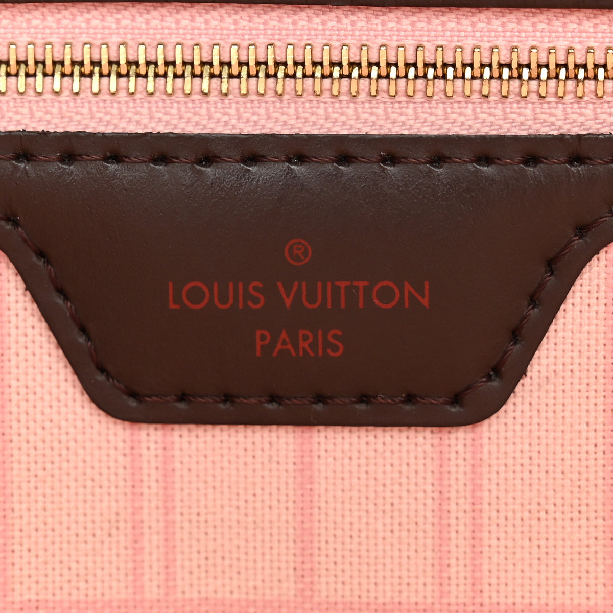 Louis Vuitton Damier Ebene Neo Neverfull MM Rose Ballerine 7 of 12