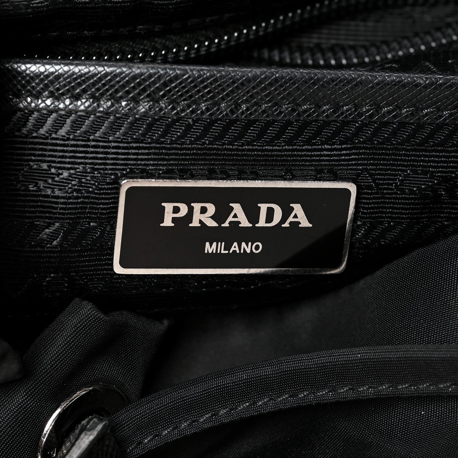 Prada Tessuto Nylon Vela Small Backpack Black 6 of 13
