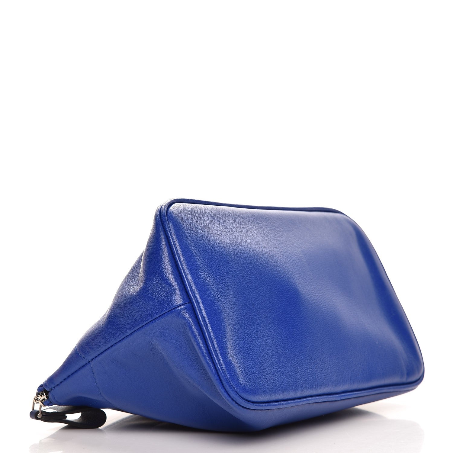 Hermes Lambskin Tohubohu Pouch PM Bleu Electrique Bleu Saphir 4 of 8