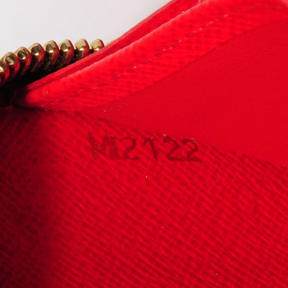 Louis Vuitton Monogram Kusama Pumpkin Dots Zippy Wallet Red 8 of 8