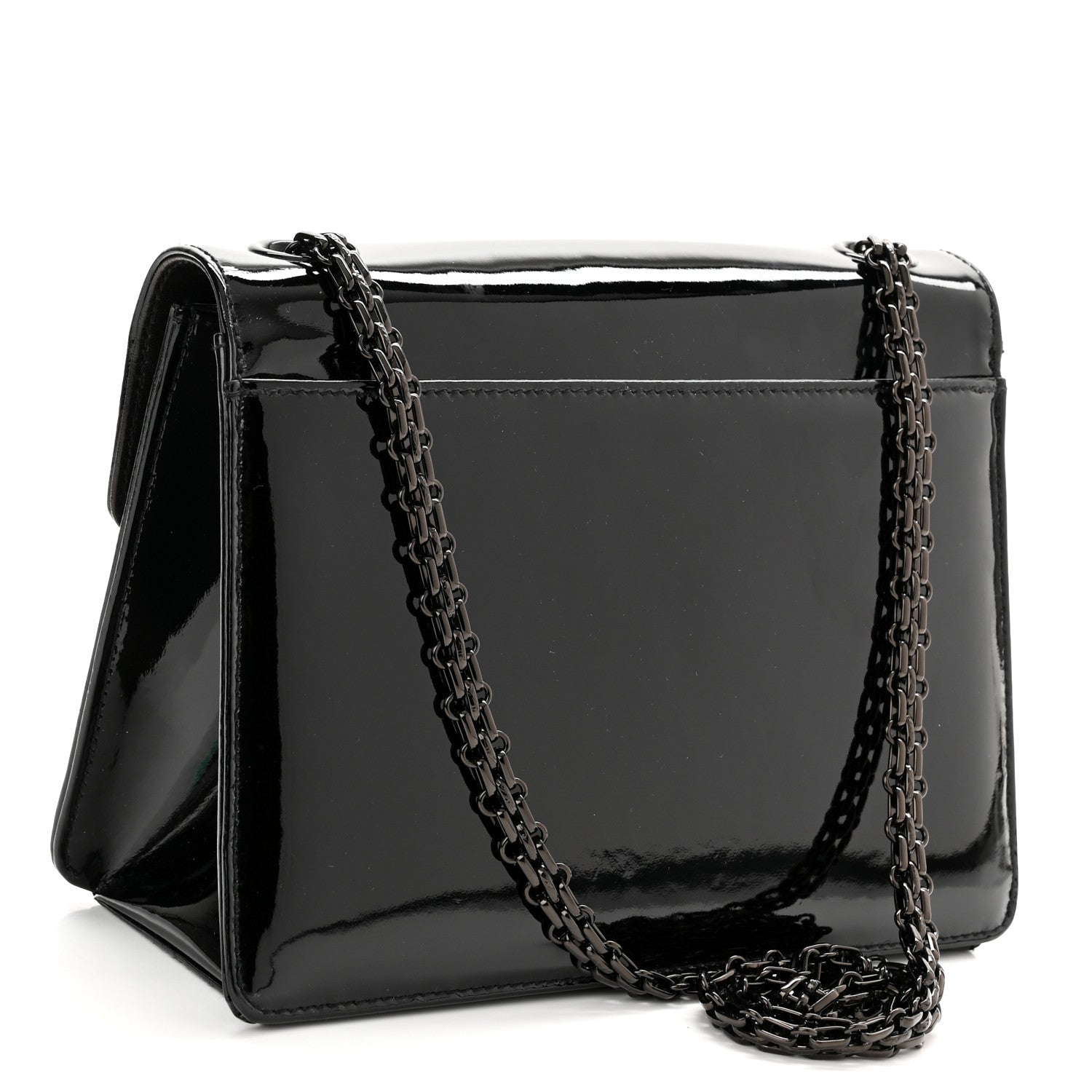 Chanel Patent Mini Reissue Flap Black 3 of 11