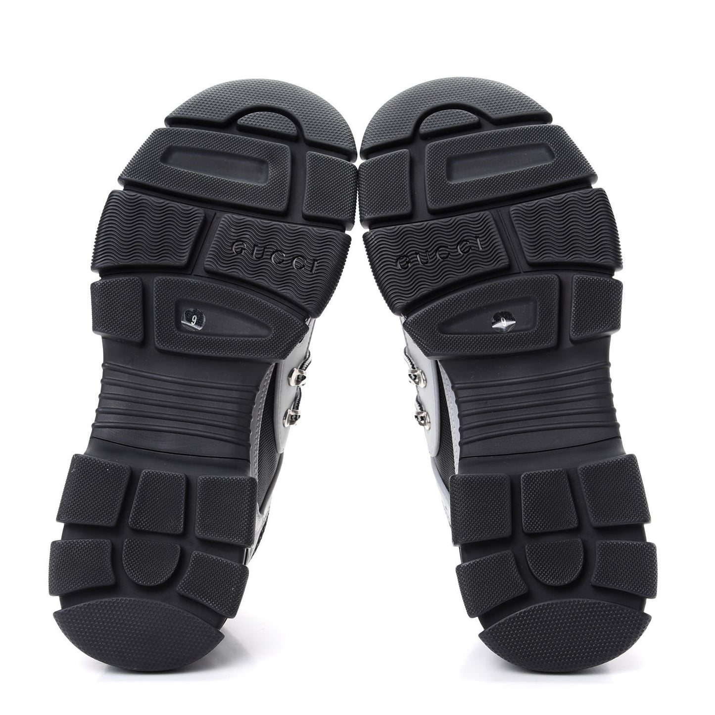 X SEGA Mesh Technical Canvas Calfskin Reflective Mens Flashtrek Sneakers 9 Silver Black