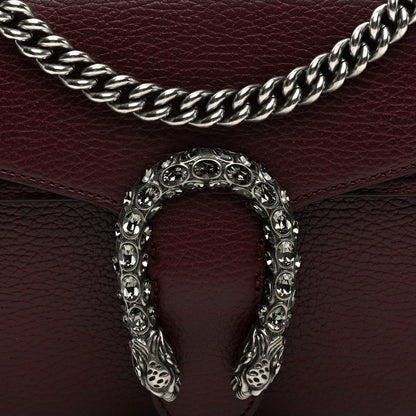 Gucci Dollar Calfskin Crystal Small Dionysus Shoulder Bag Vintage Bordeaux 8 of 10