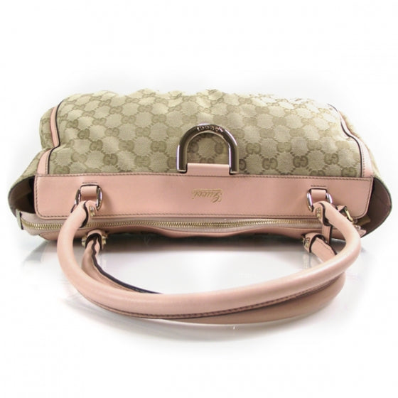 Gucci Monogram D Gold Boston Pink 5 of 13