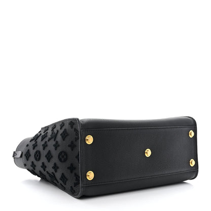 Louis Vuitton Calfskin Monogram Tufting On My Side Black 3 of 9