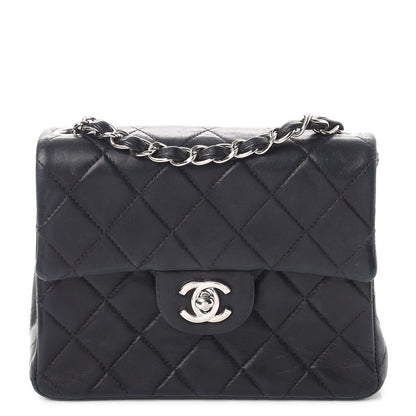 Chanel Lambskin Quilted Mini Square Flap Black 1 of 13