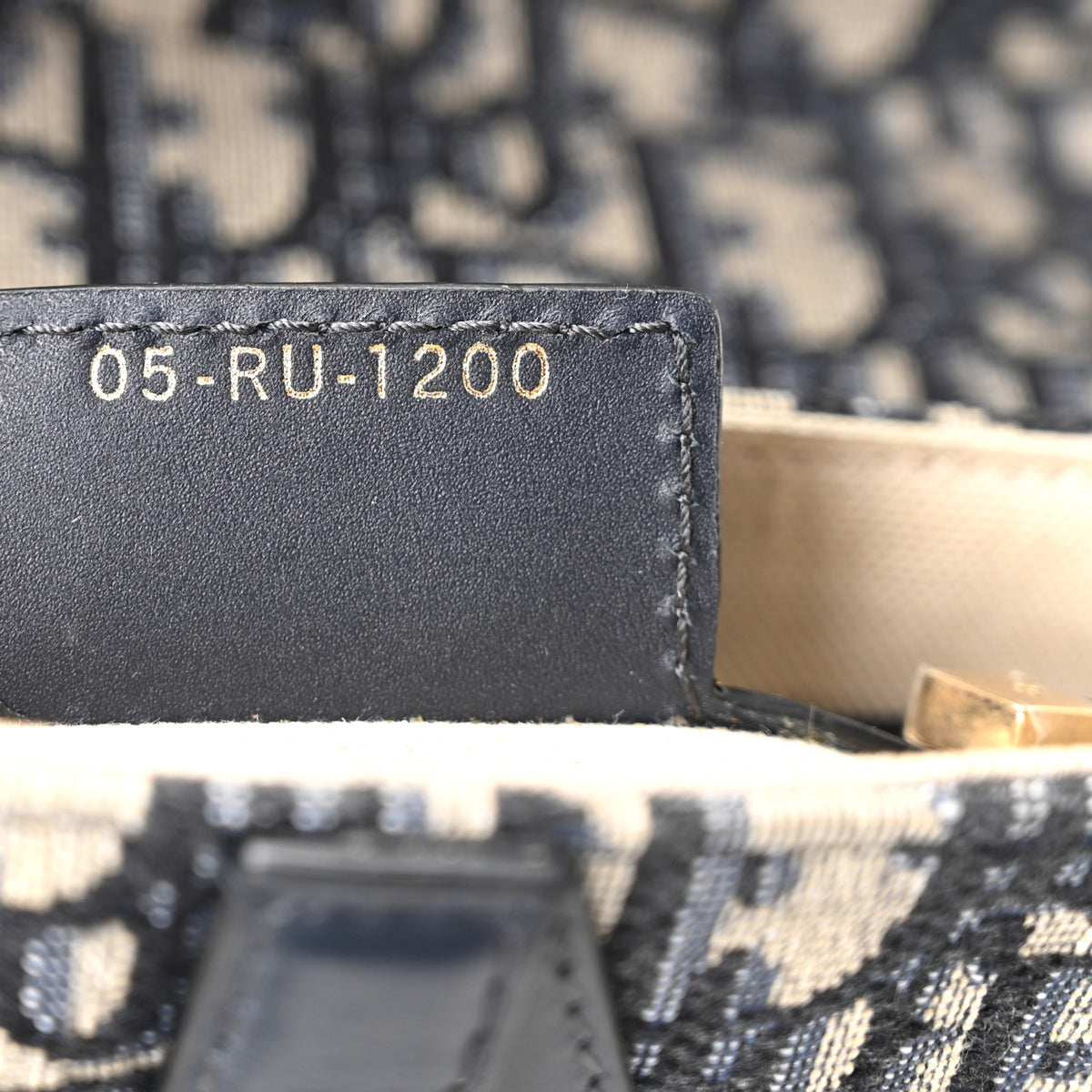 Oblique Saddle Bag Blue