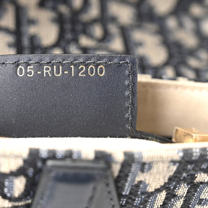 Christian Dior Oblique Saddle Bag Blue 7 of 10