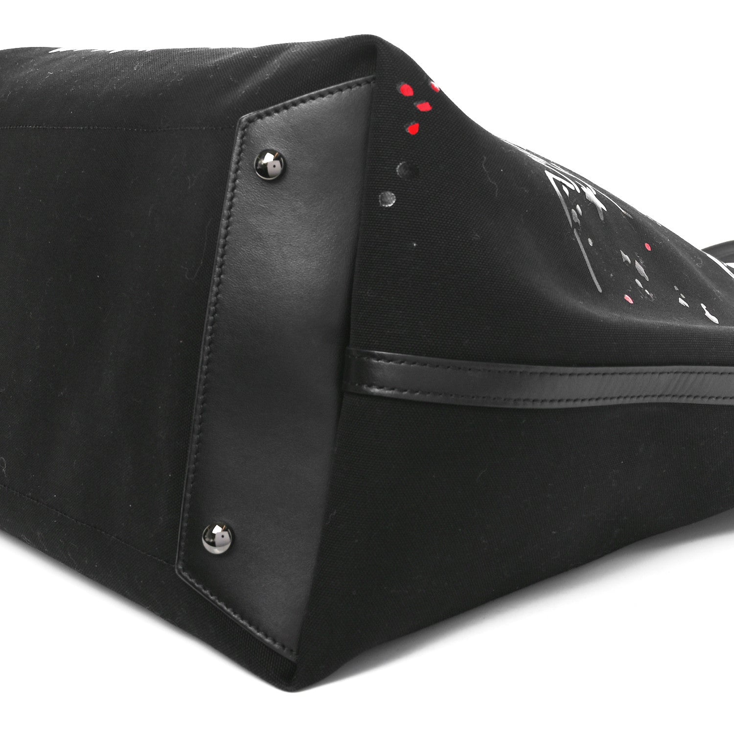 Christian Louboutin Canvas Frangibus Tote Black 9 of 9