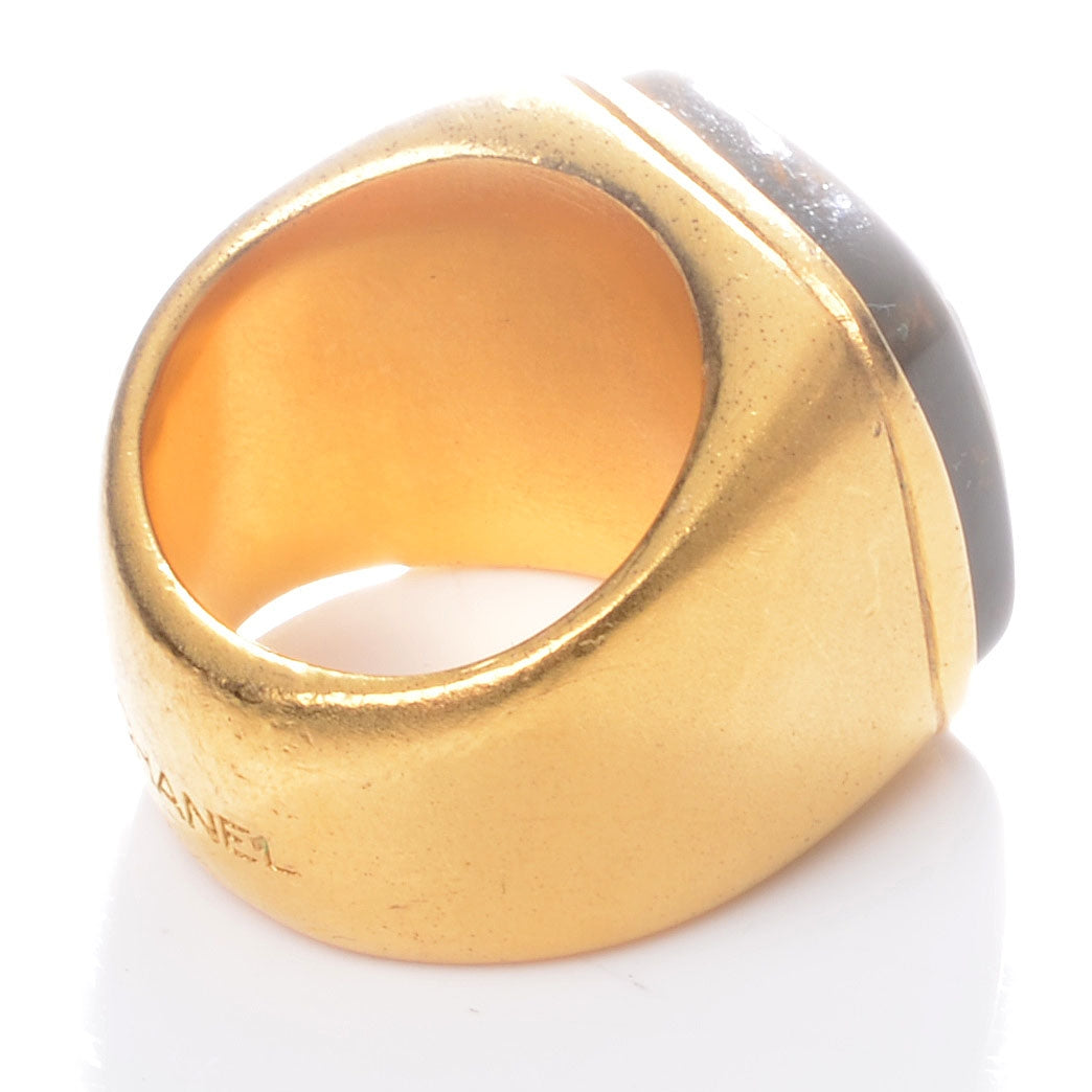 Resin CC Ring 6 Gold