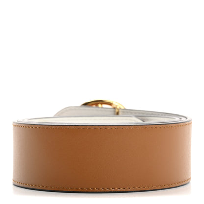 Fendi Vitello Liberty F is Fendi Bi-Color Reversible Belt  Caramello White 2 of 6