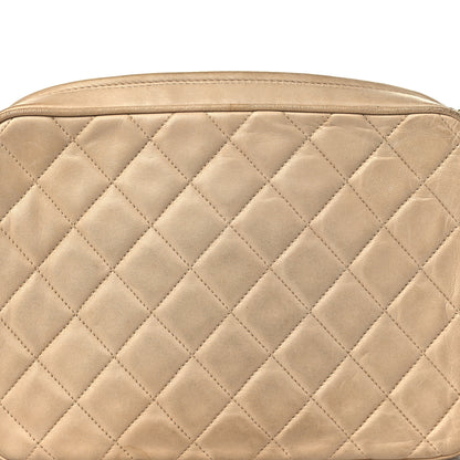 Chanel Lambskin Quilted Tassel Flap Camera Case Beige 15 of 15