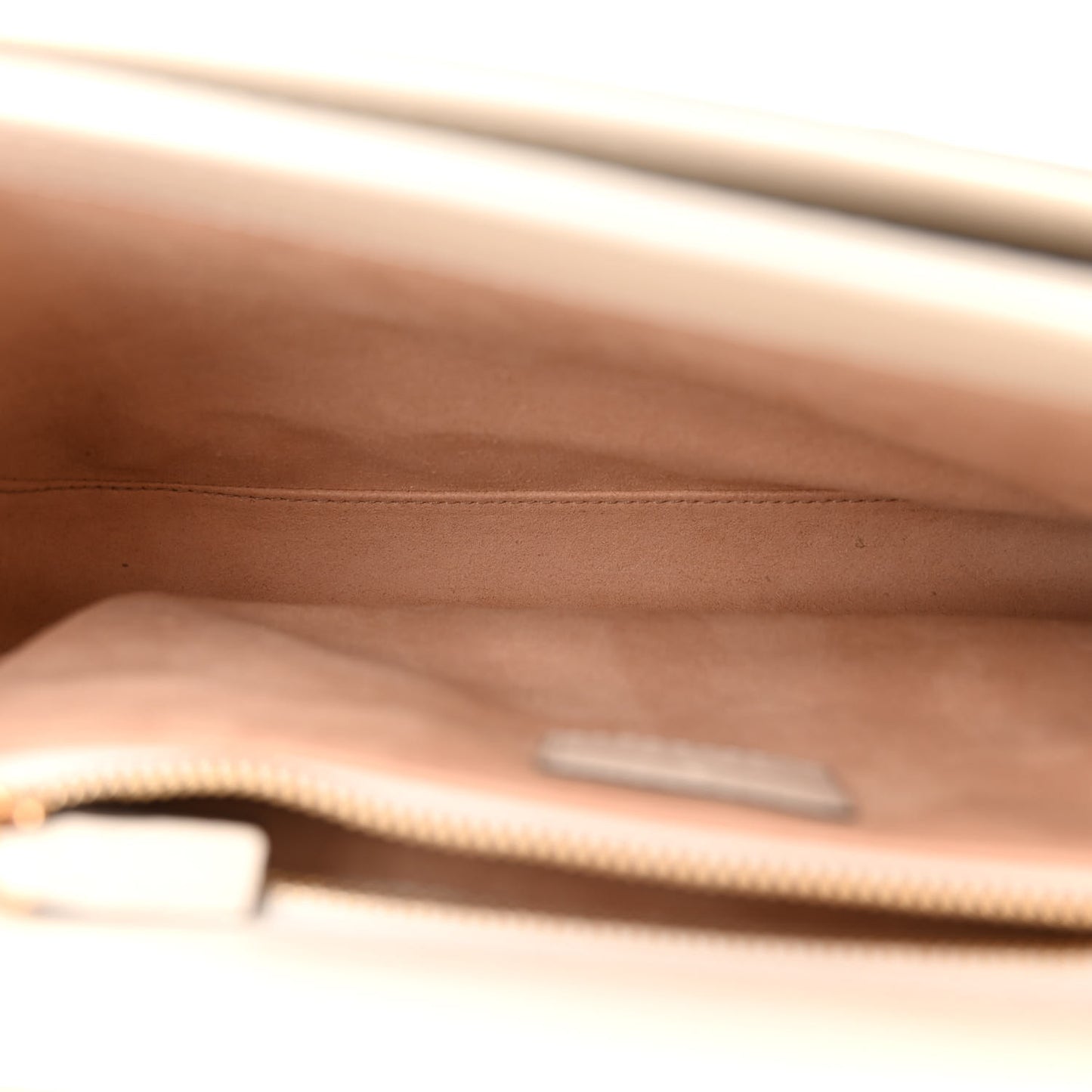 GG Supreme Monogram Horsebit 1955 Shoulder Bag Beige Mystic White