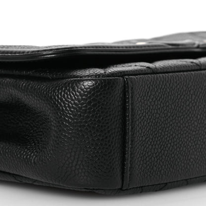 Chanel Caviar Quilted Small CC Filigree Flap Black 10 of 12