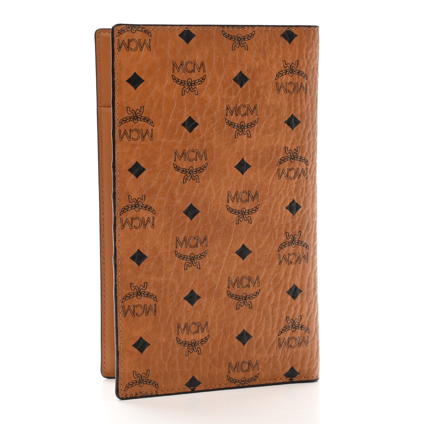 Visetos Bi-Fold Long Wallet Cognac
