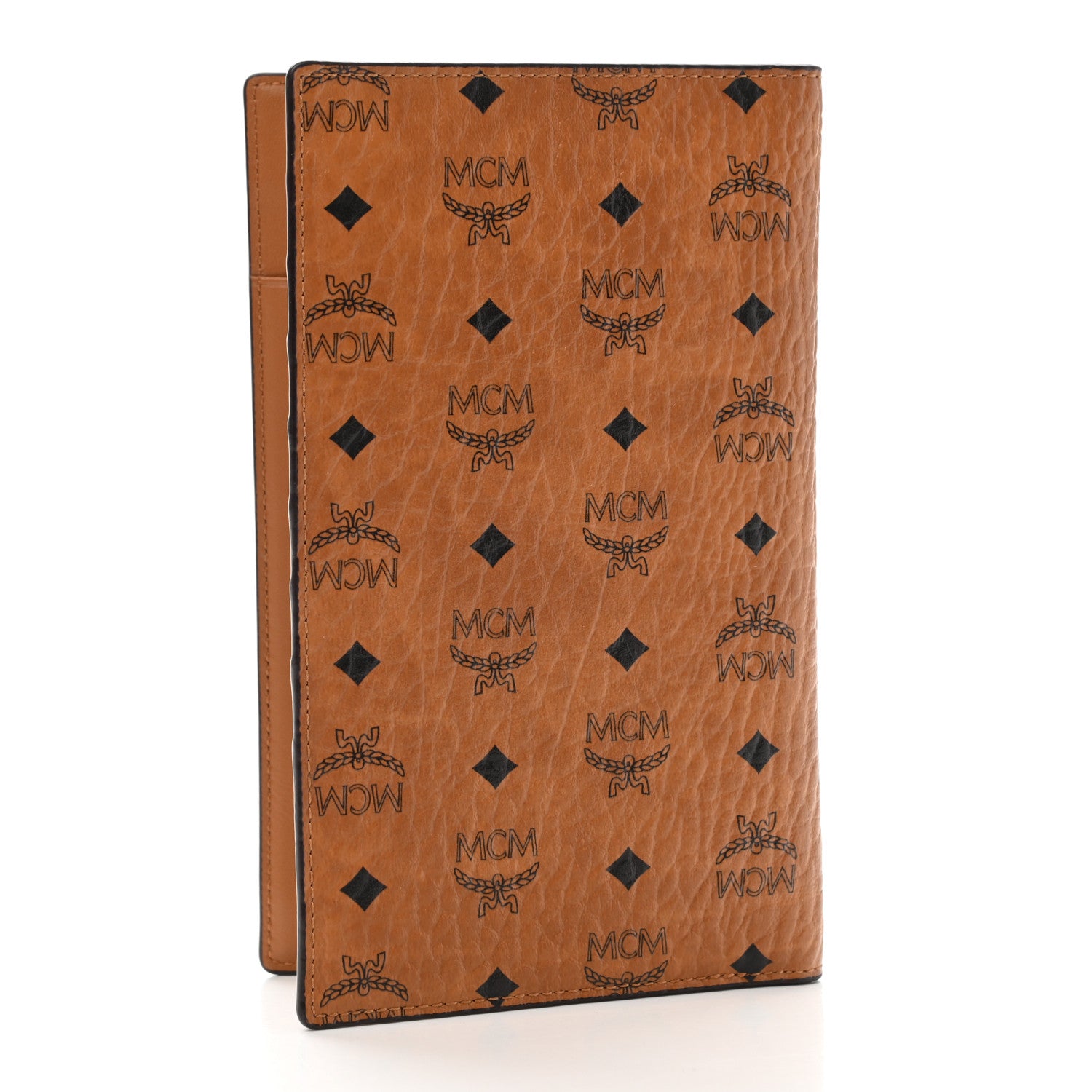 MCM Visetos Bi-Fold Long Wallet Cognac 3 of 7