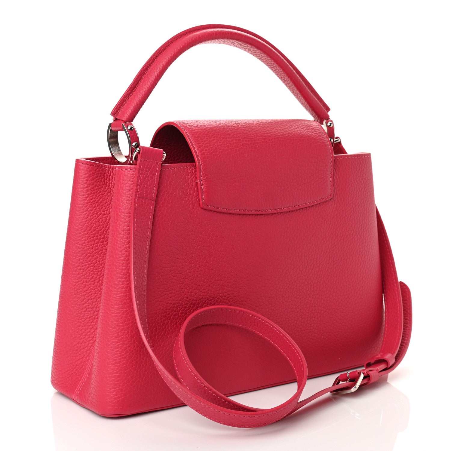 Louis Vuitton Taurillon Capucines Studs PM Bougainvillea 3 of 9