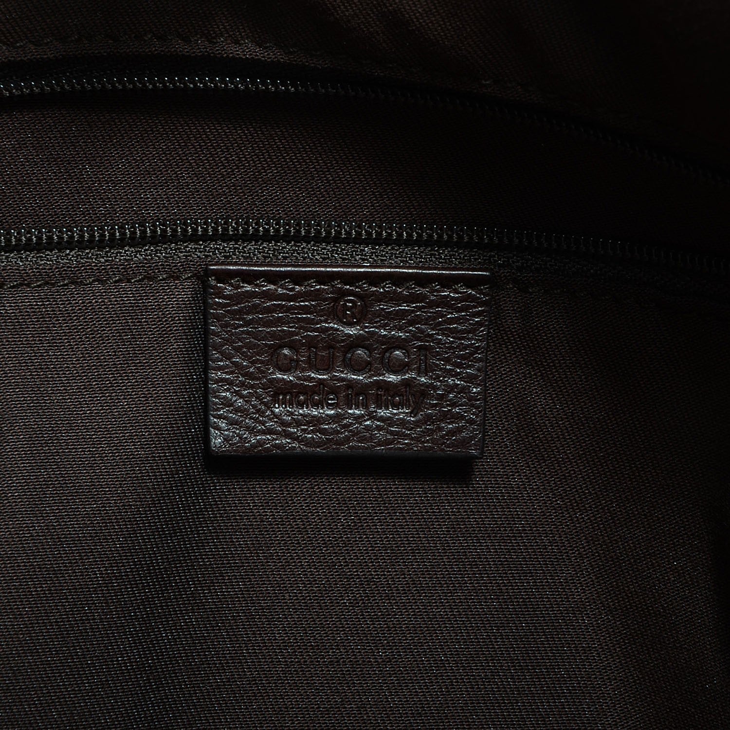 Gucci Leather Large Sukey Tote Dark Brown 6 of 9