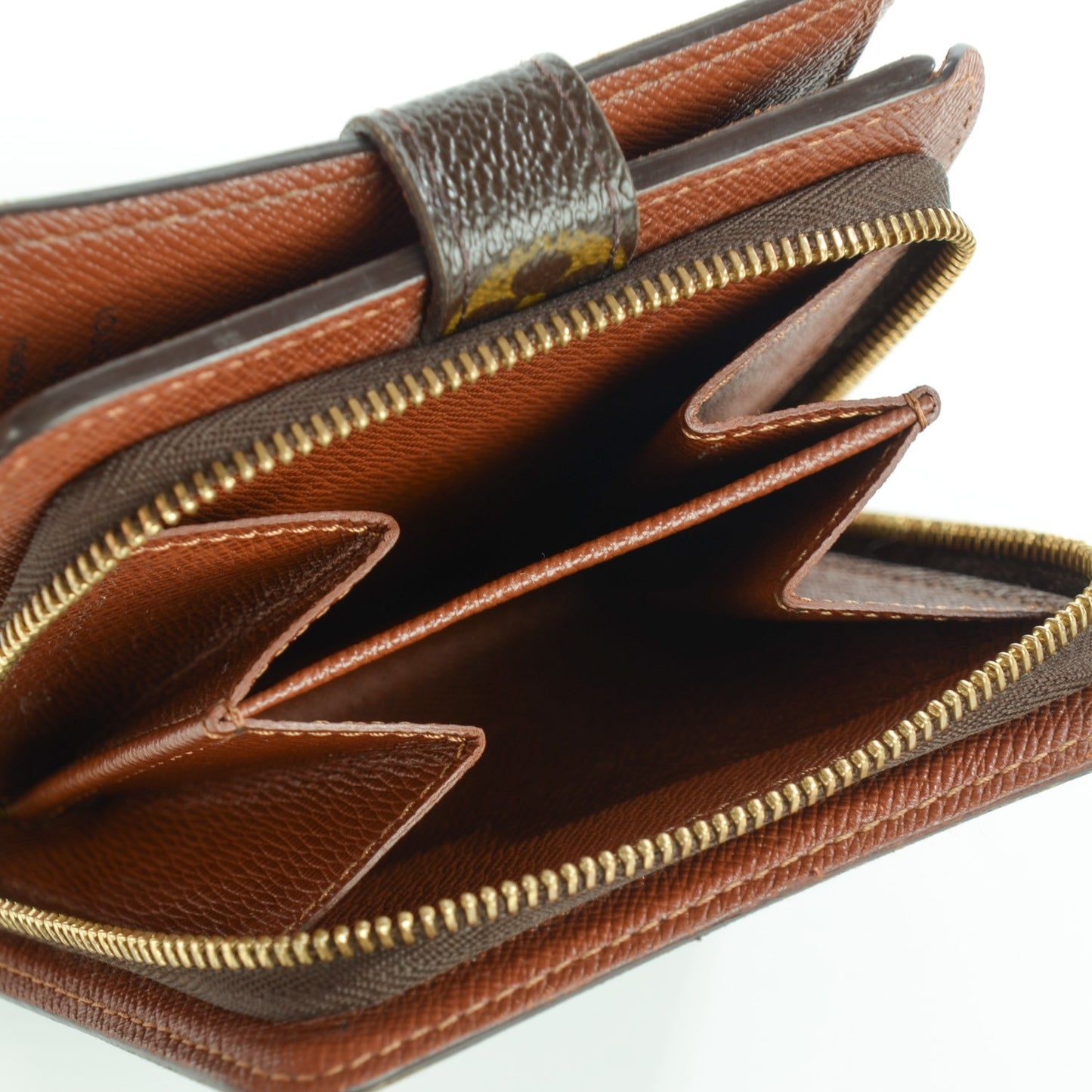 Monogram Compact Zippe Zipped Wallet