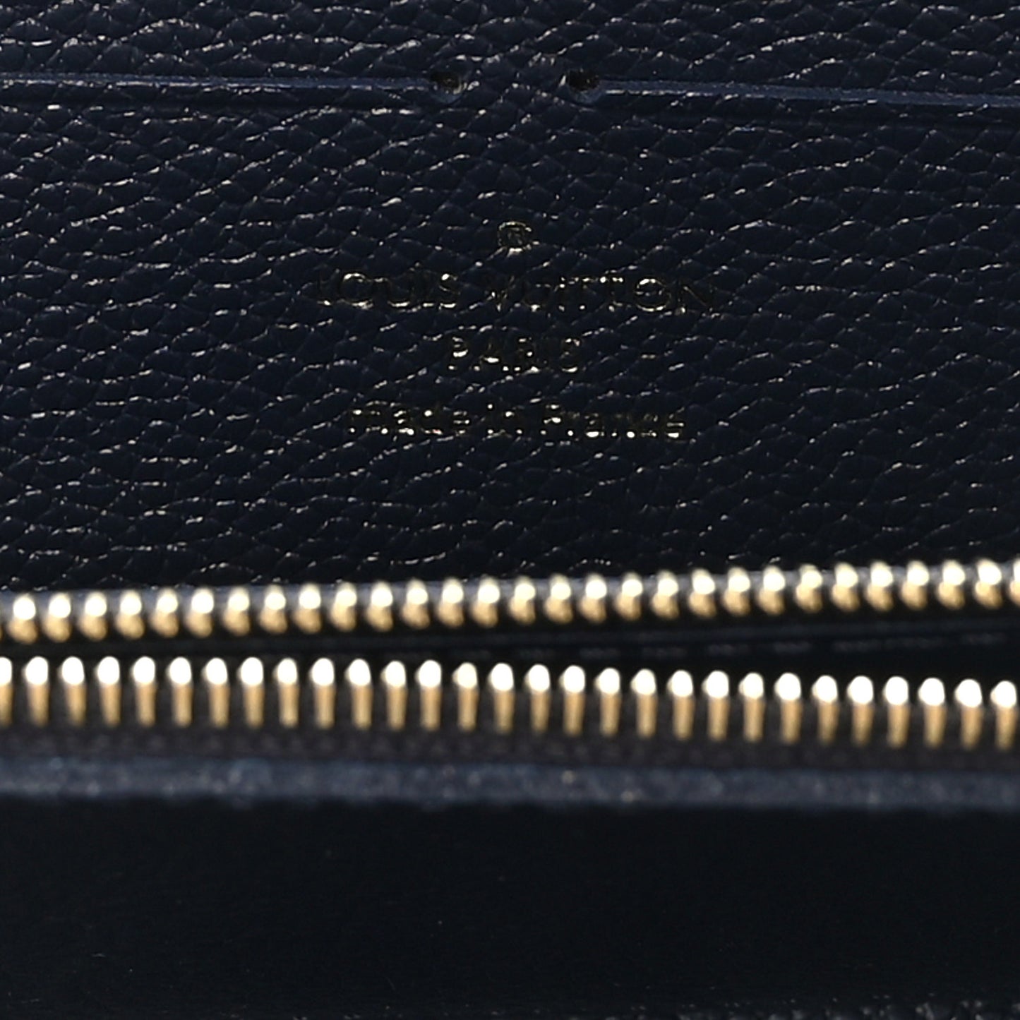 Empreinte Clemence Wallet Marine Rouge