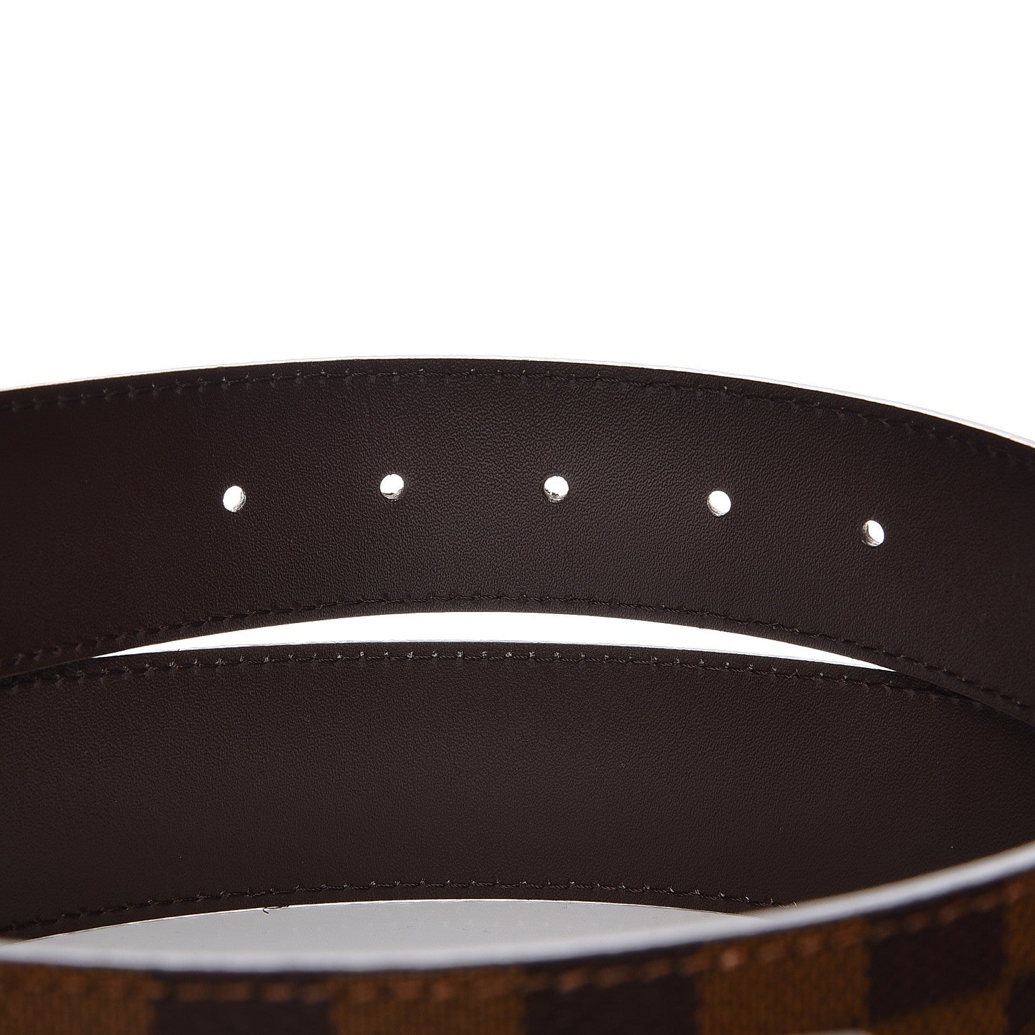 Louis Vuitton Damier Ebene 40mm LV Initiales Belt 95 38 3 of 6