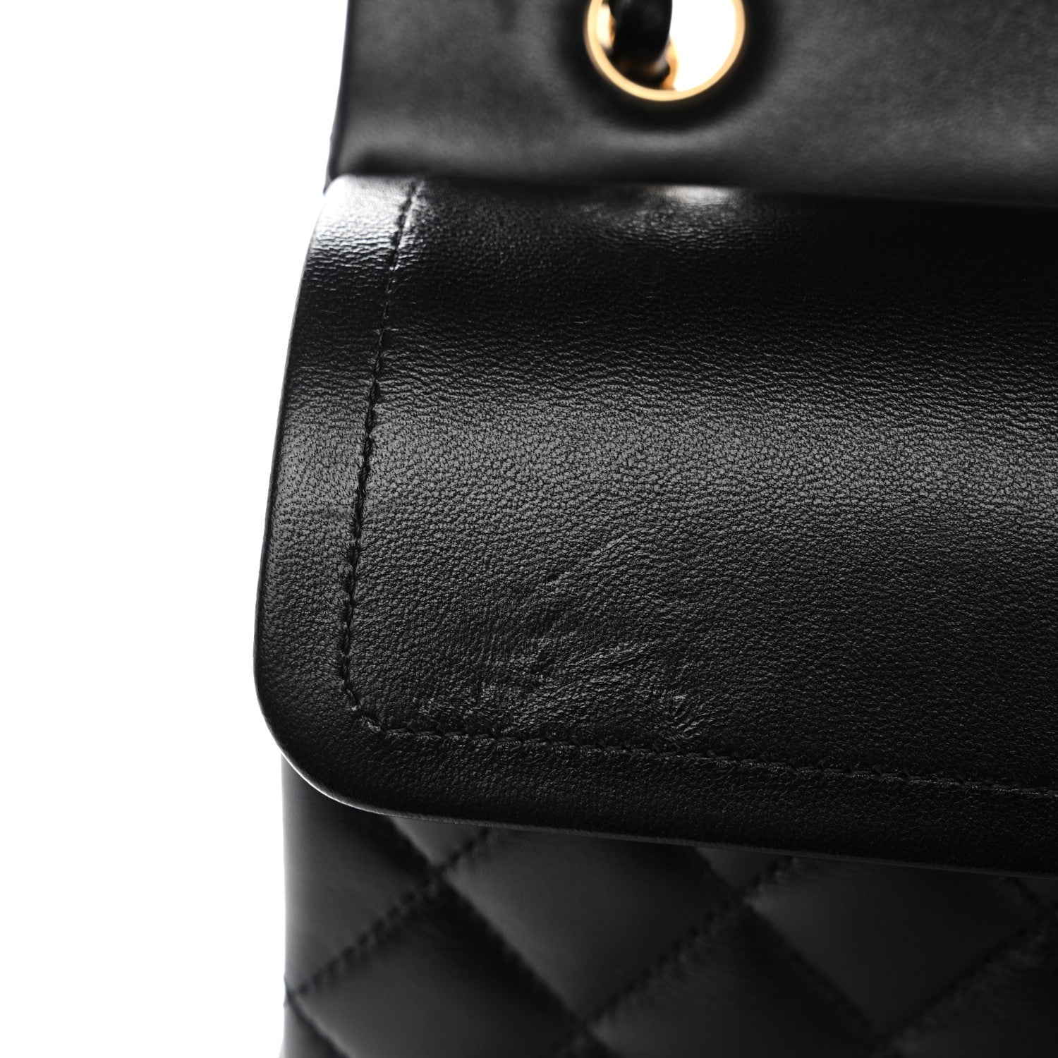 Chanel Lambskin Quilted Small Double Flap Black 1812574 – FASHIONPHILE