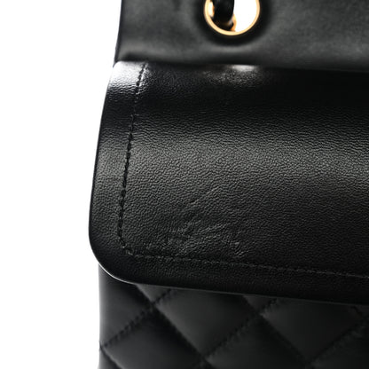 Chanel Lambskin Quilted Small Double Flap Black 11 of 12