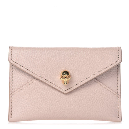 Alexander McQueen Calfskin Skull Envelope Card Holder Teint 1 of 6