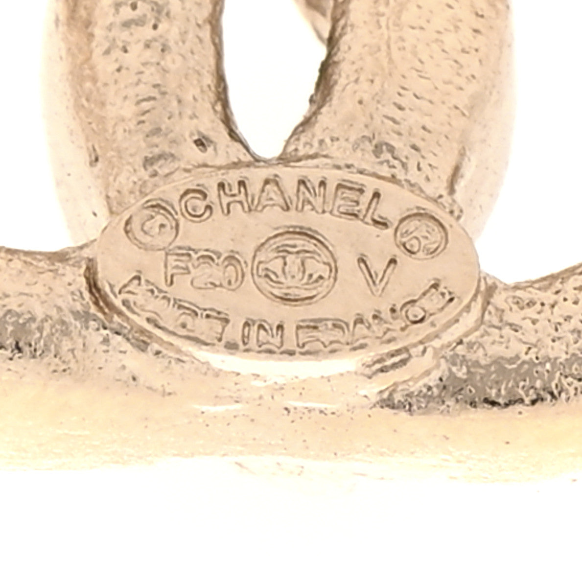 Chanel Crystal Baguette CC Earrings Gold 4 of 4