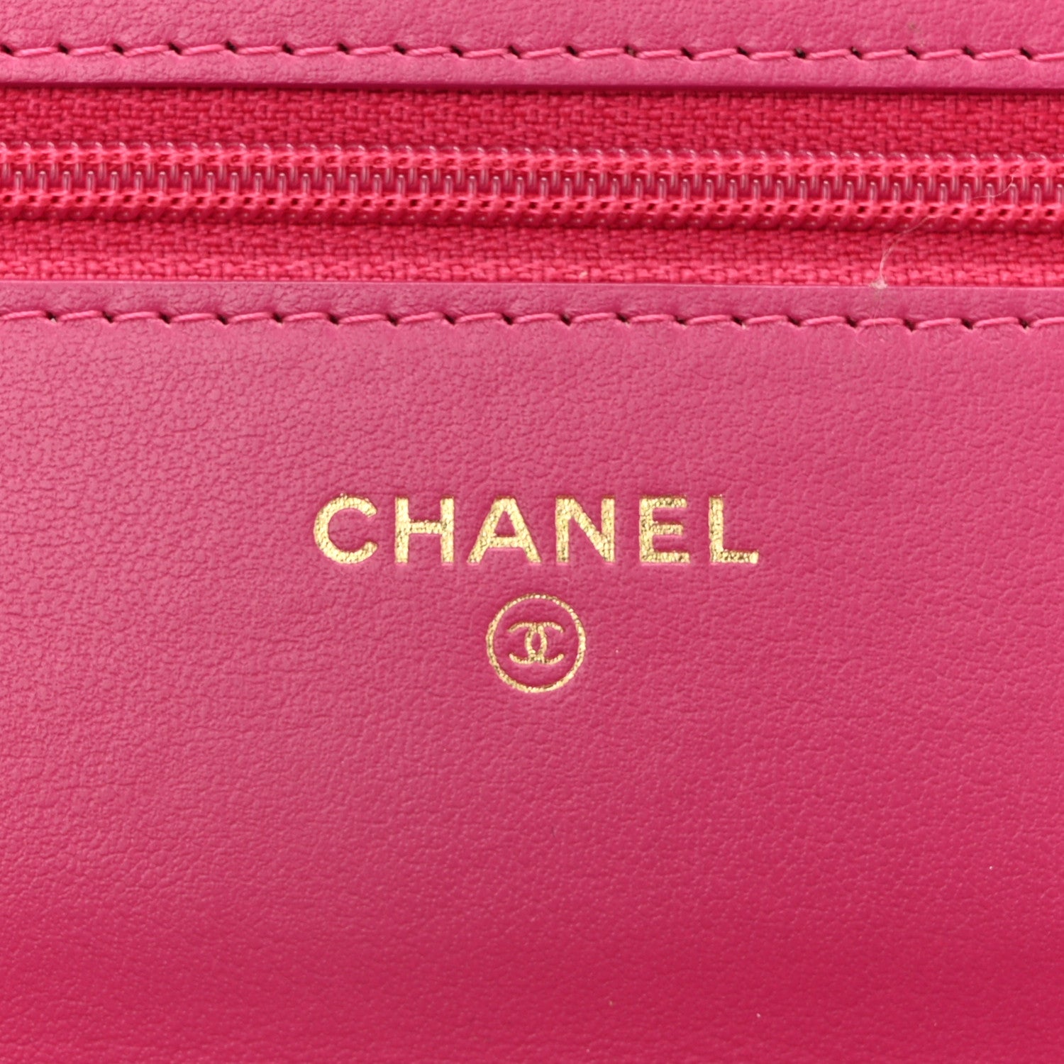 Chanel Tweed Quilted Wallet On Chain WOC Pink Blue White 5 of 10