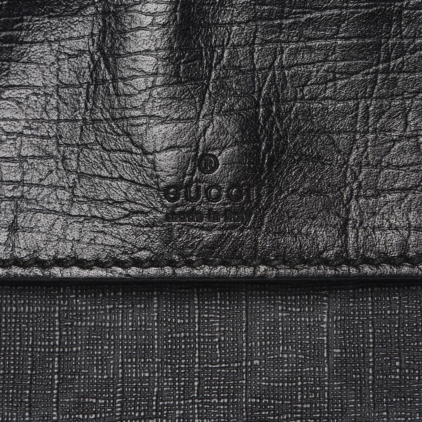GG Plus Monogram Waist Belt Bag Black