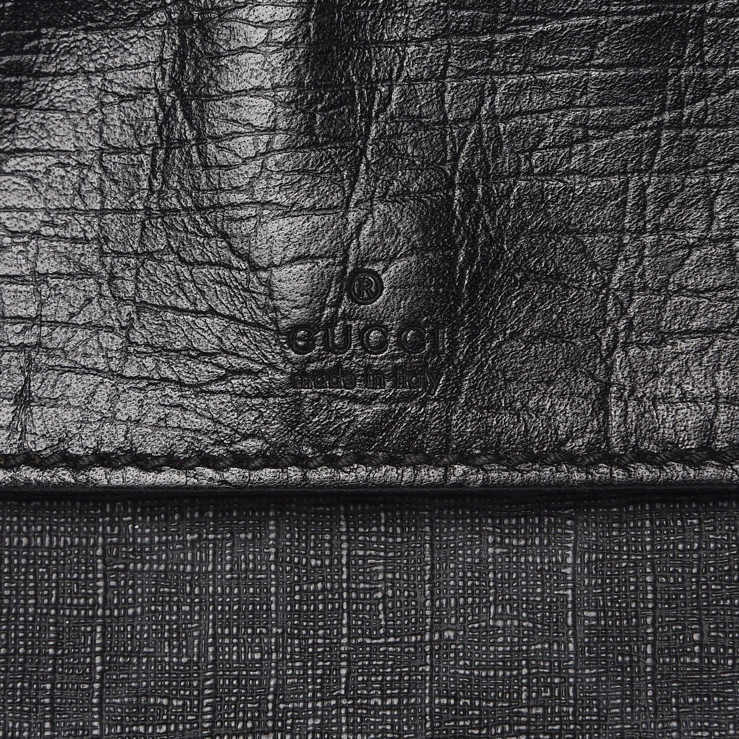 Gucci GG Plus Monogram Waist Belt Bag Black 6 of 9