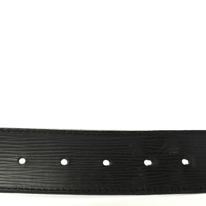 Louis Vuitton Epi LV Initiales Belt 95 38 Black 3 of 4