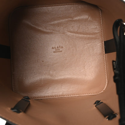 Alaia Calfskin Studded Bag Black 7 of 10