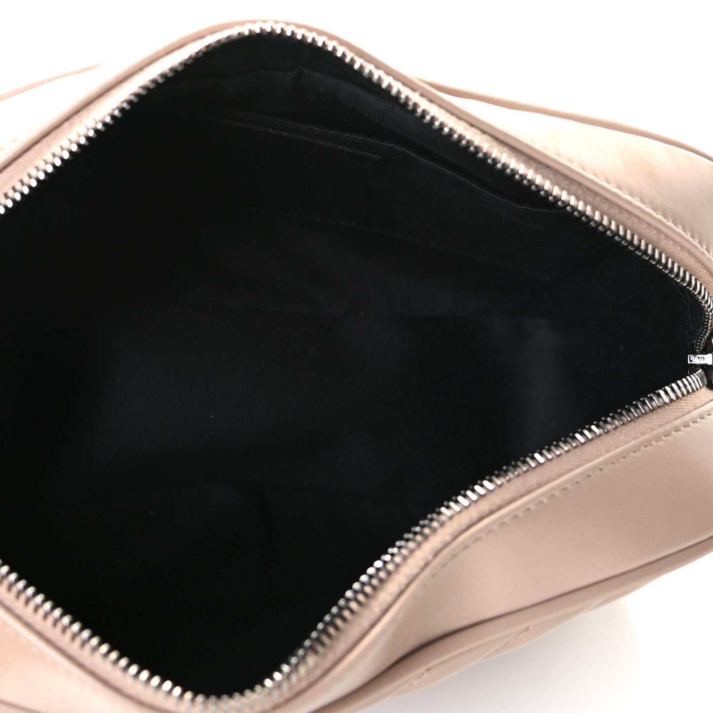 Calfskin Matelasse Monogram Lou Camera Bag Dark Beige