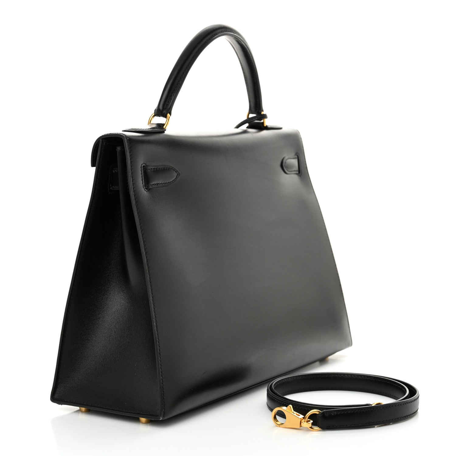 Hermes Box Kelly Sellier 32 Black 3 of 17