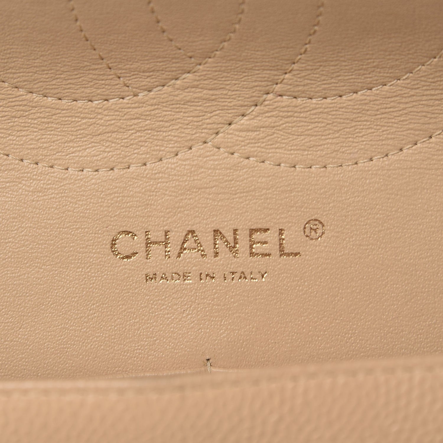 Chanel Caviar Quilted Jumbo Double Flap Beige Clair 5 of 8