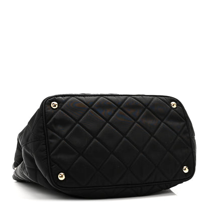 Prada Nylon Tessuto Impuntu Quilted Tote Black 4 of 9