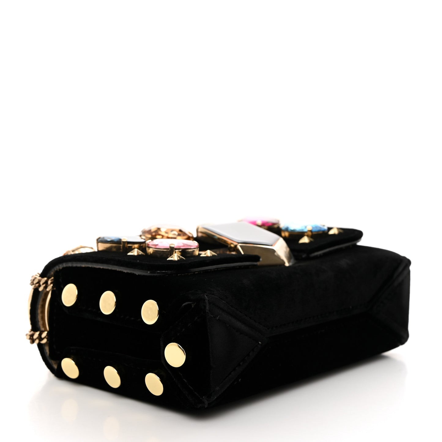Velvet Lockett Petite Shoulder Bag Black