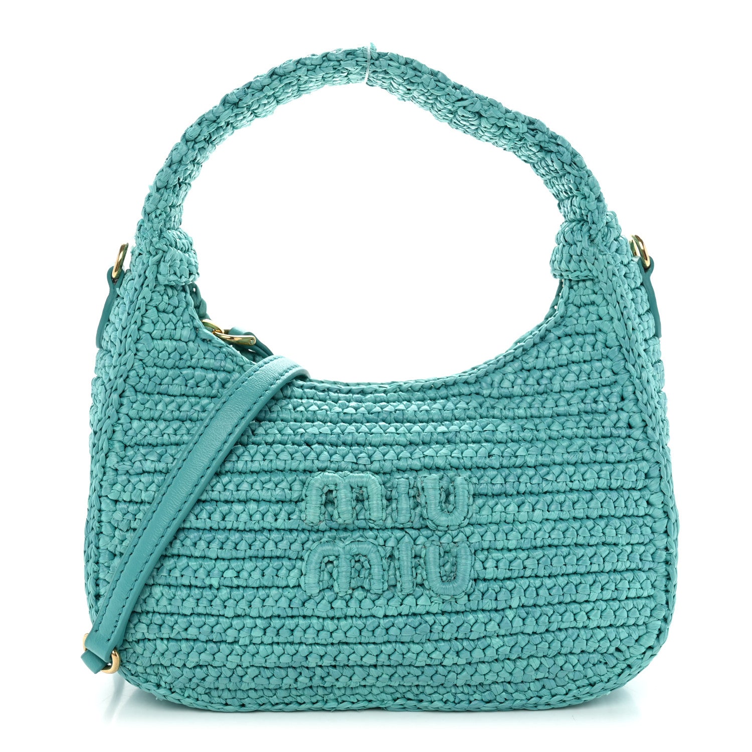 Miu Miu Crochet Mini Wander Hobo Giada 1 of 10