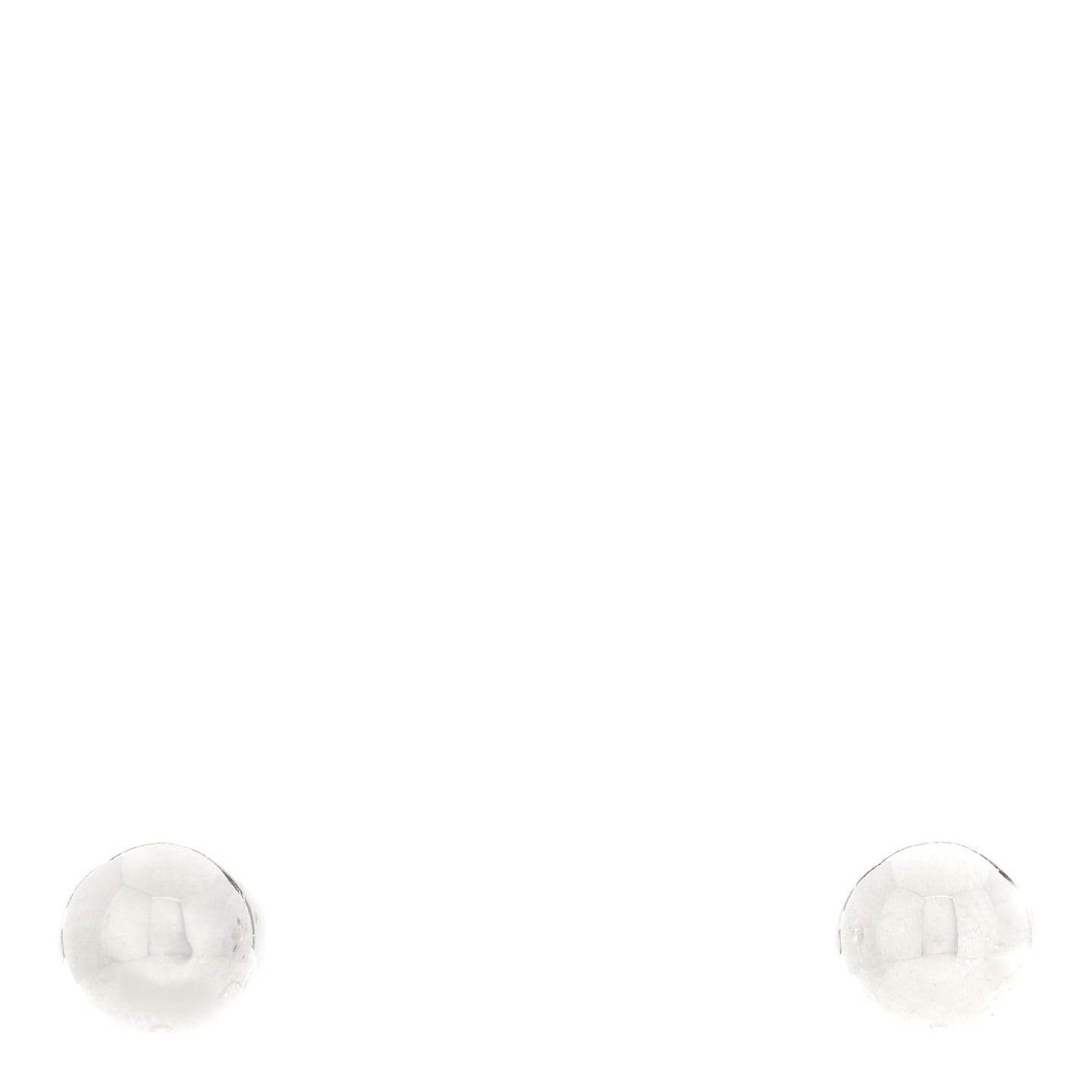 Sterling Silver 8mm Hardwear Ball Earrings