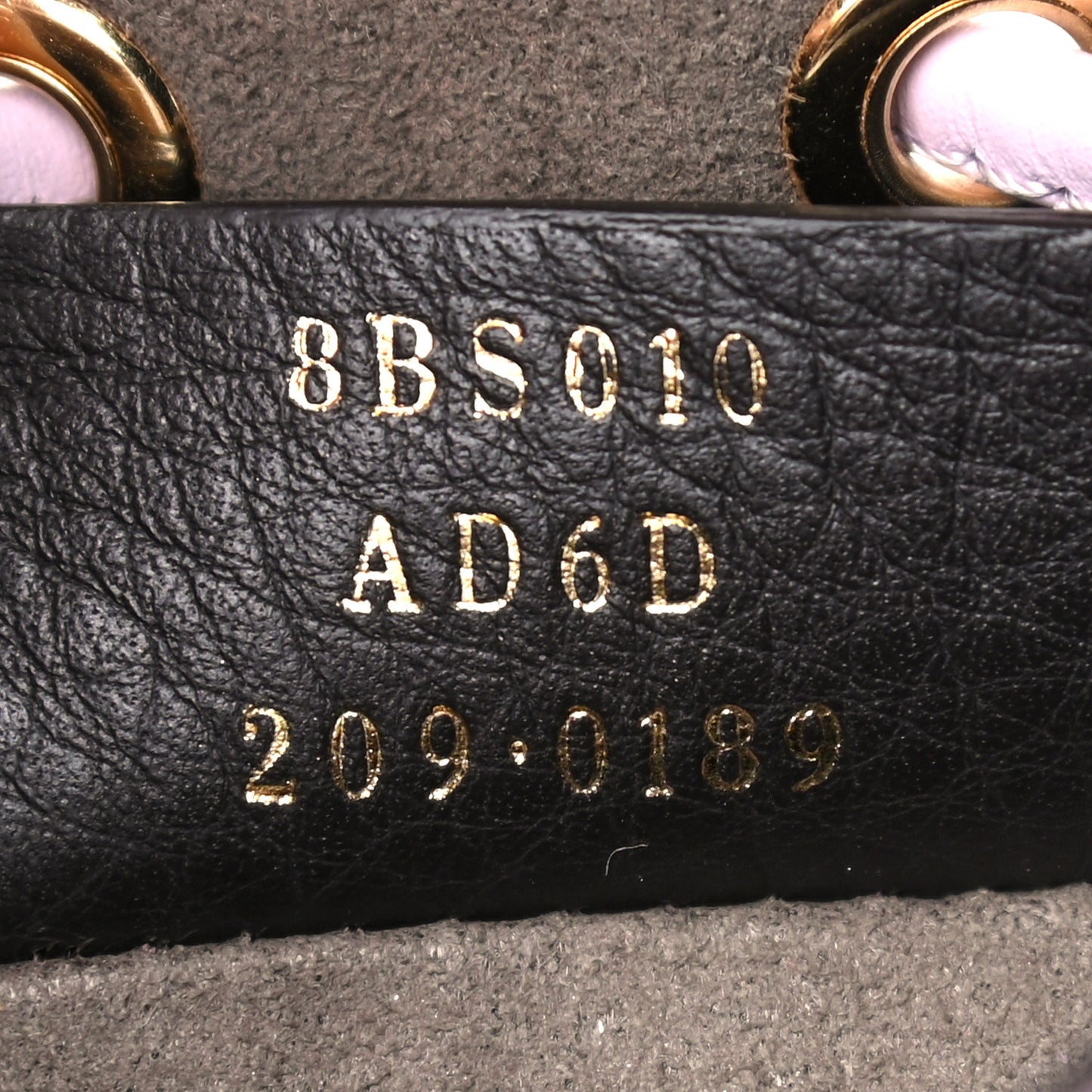 Vitello Termosport F is Fendi FF 1974 Embossed Mini Mon Tresor Bucket Bag Anemone