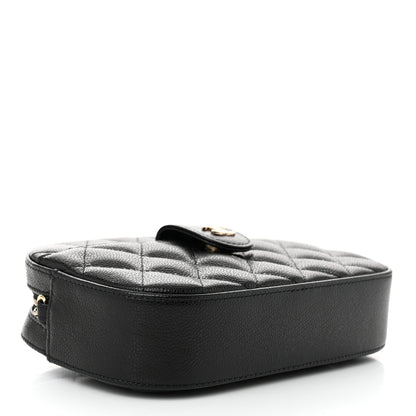Chanel Caviar Quilted Chain Camera Bag Black 4 of 10
